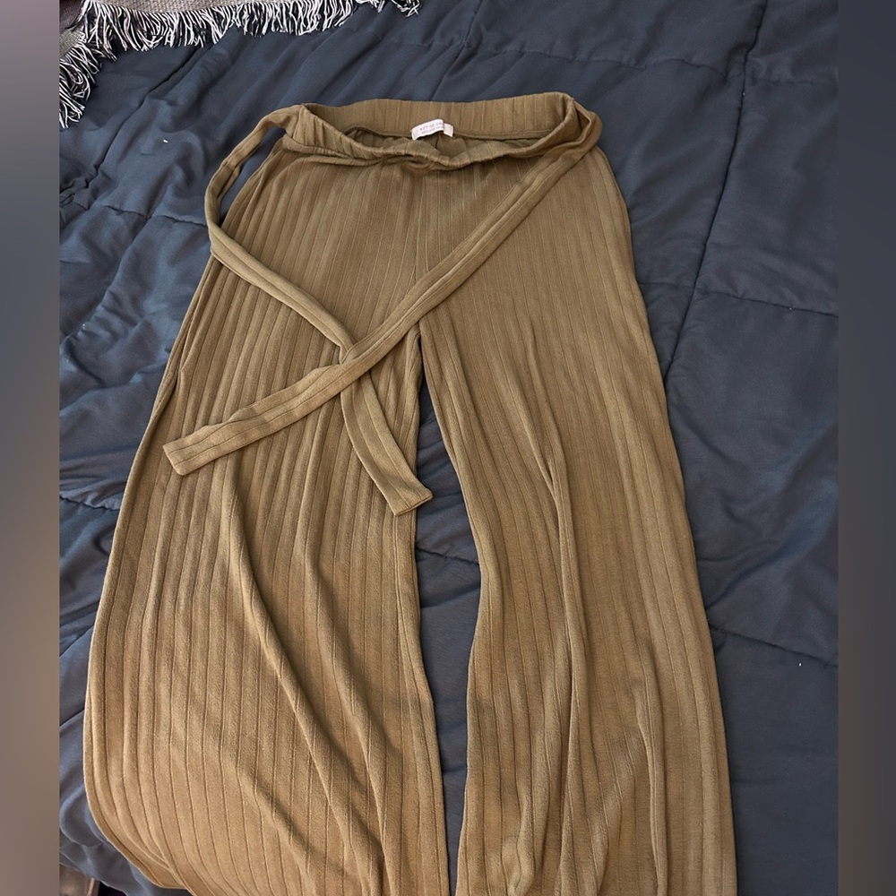Active USA Green Wide Leg Jumpsuit